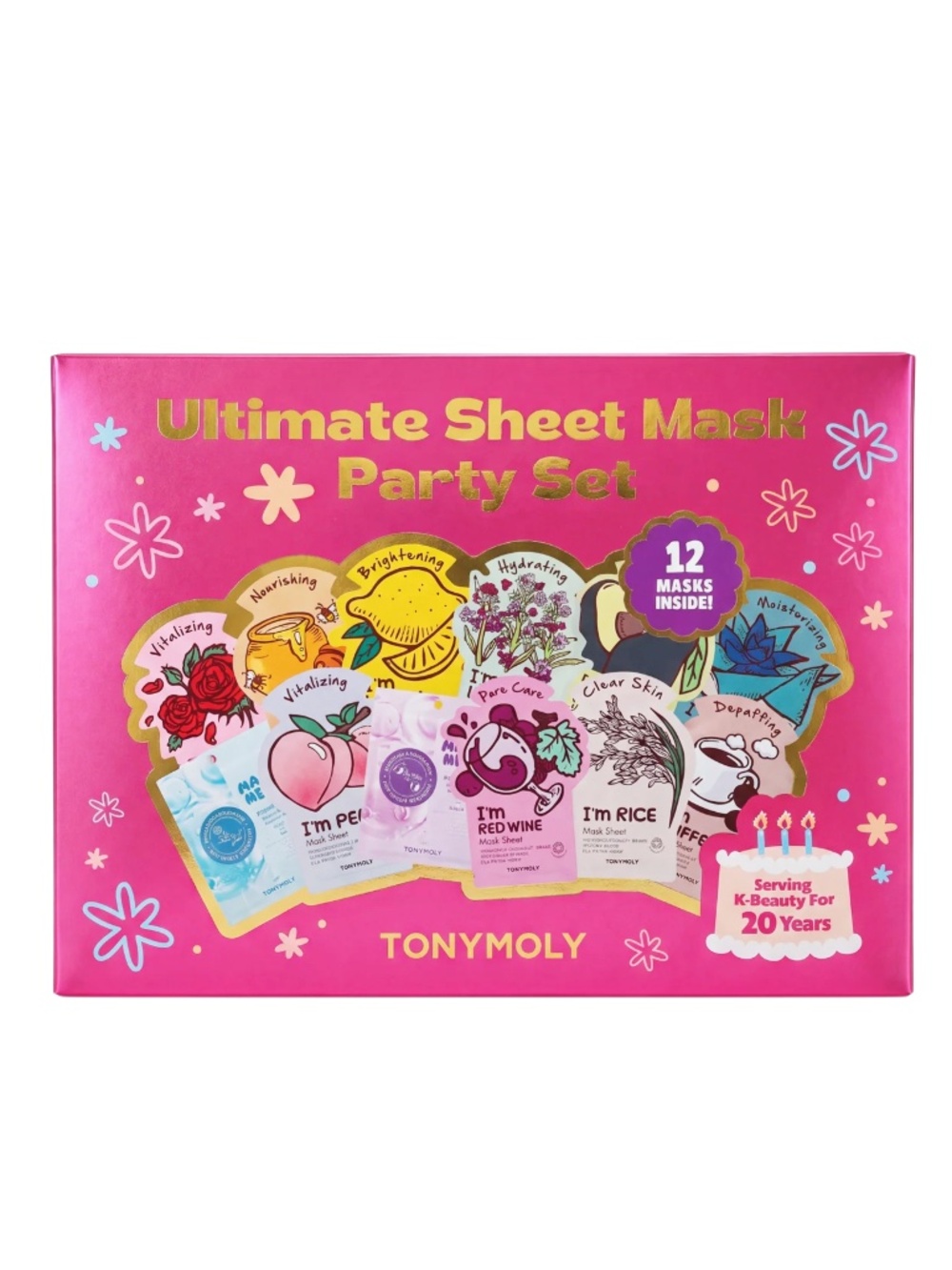 TonyMoly 20th Birthday Anniversary All You Need Mask Set